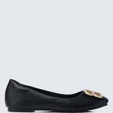 Brenda Comfy Ballerina BlackShoes - myballerine
