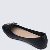 Briony Comfy Ballerina In Black - myballerine