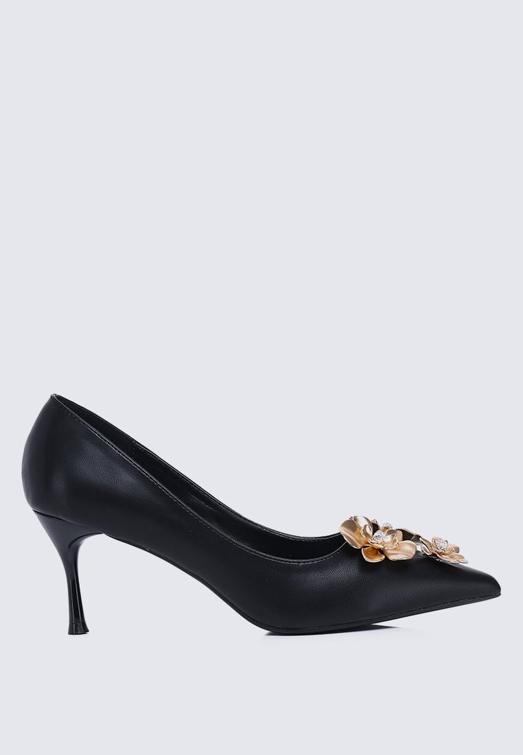 Camellia Comfy Pumps In Black - myballerine