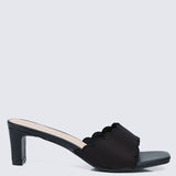 Carmen Comfy Heels In Black - myballerine