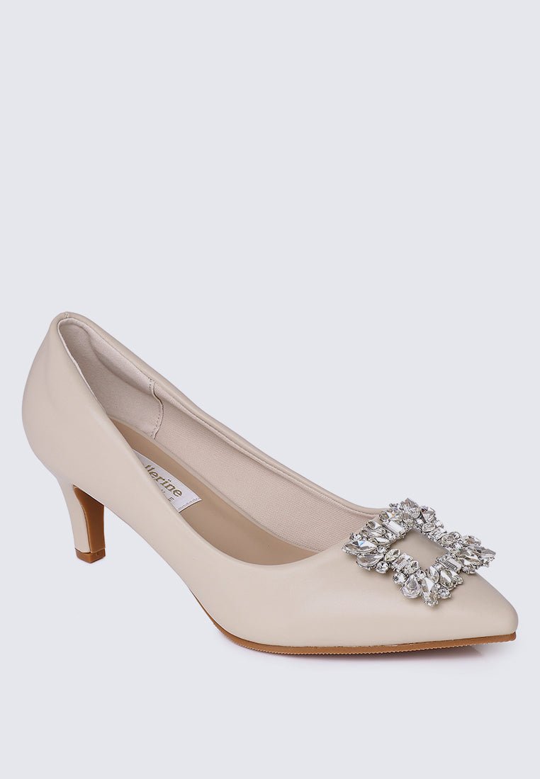 Casey Comfy Pumps In AlmondShoes - myballerine