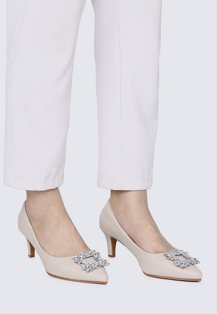 Casey Comfy Pumps In AlmondShoes - myballerine