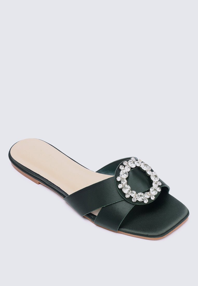 Charlie Comfy Sandals In GreenShoes - myballerine