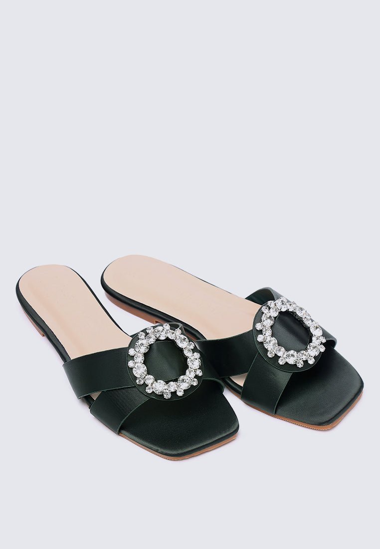 Charlie Comfy Sandals In GreenShoes - myballerine