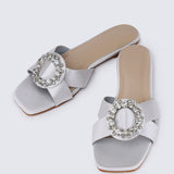 Charlie Comfy Sandals In SilverShoes - myballerine