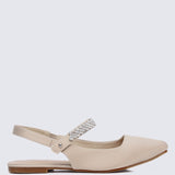 Charlize Comfy Ballerina In Nude - myballerine