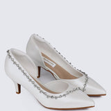 Dahlia Comfy Pumps In IvoryShoes - myballerine