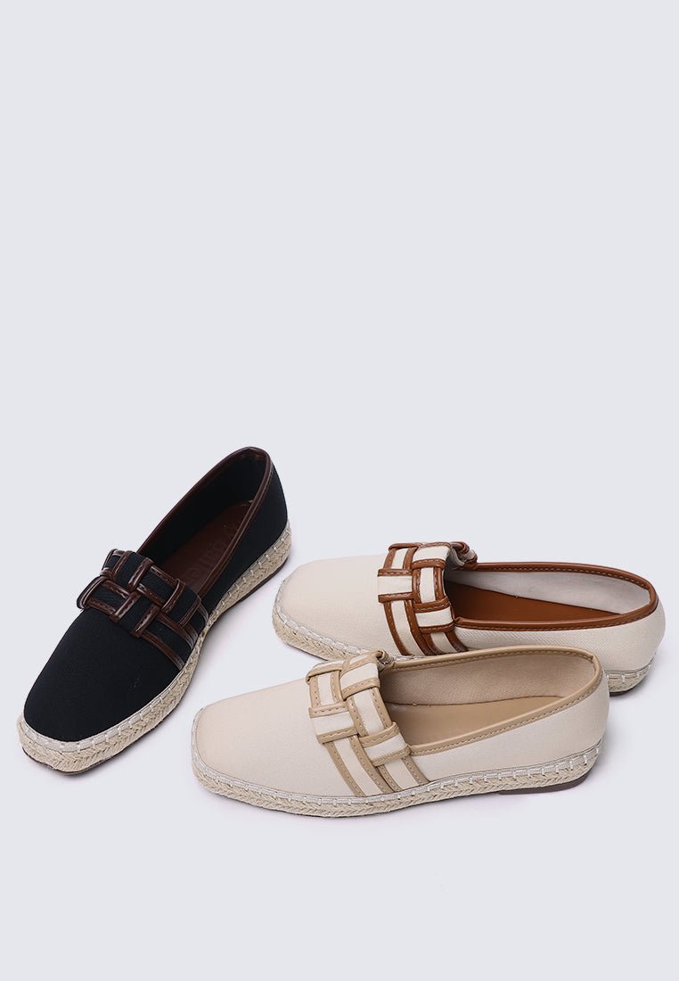 Diane Comfy Espadrilles In Off WhiteShoes - myballerine