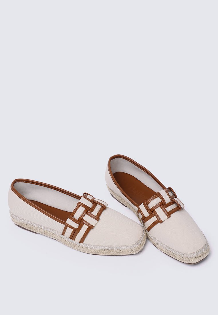 Diane Comfy Espadrilles In Off WhiteShoes - myballerine