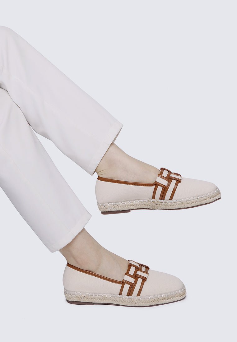 Diane Comfy Espadrilles In Off WhiteShoes - myballerine