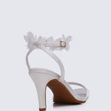 Dreaming of Dancing Comfy Heels In White - myballerine