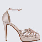 Dulce Comfy Heels In AlmondShoes - myballerine