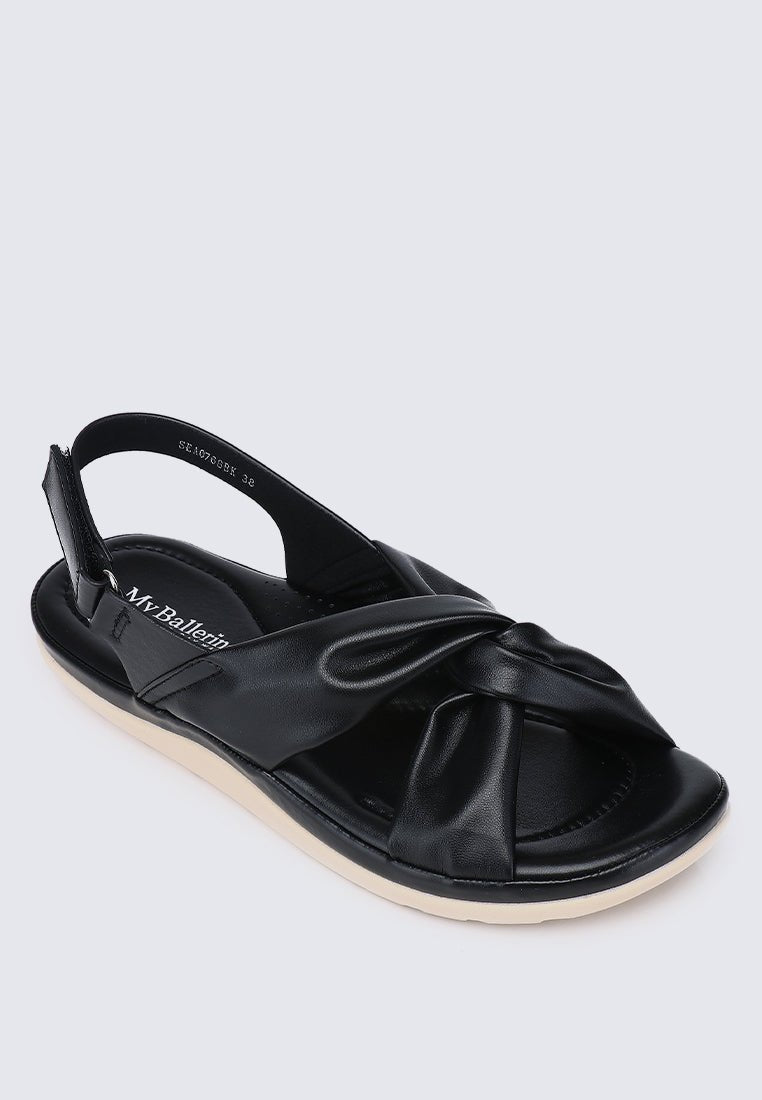 Easy Step Comfy Sandals In BlackShoes - myballerine