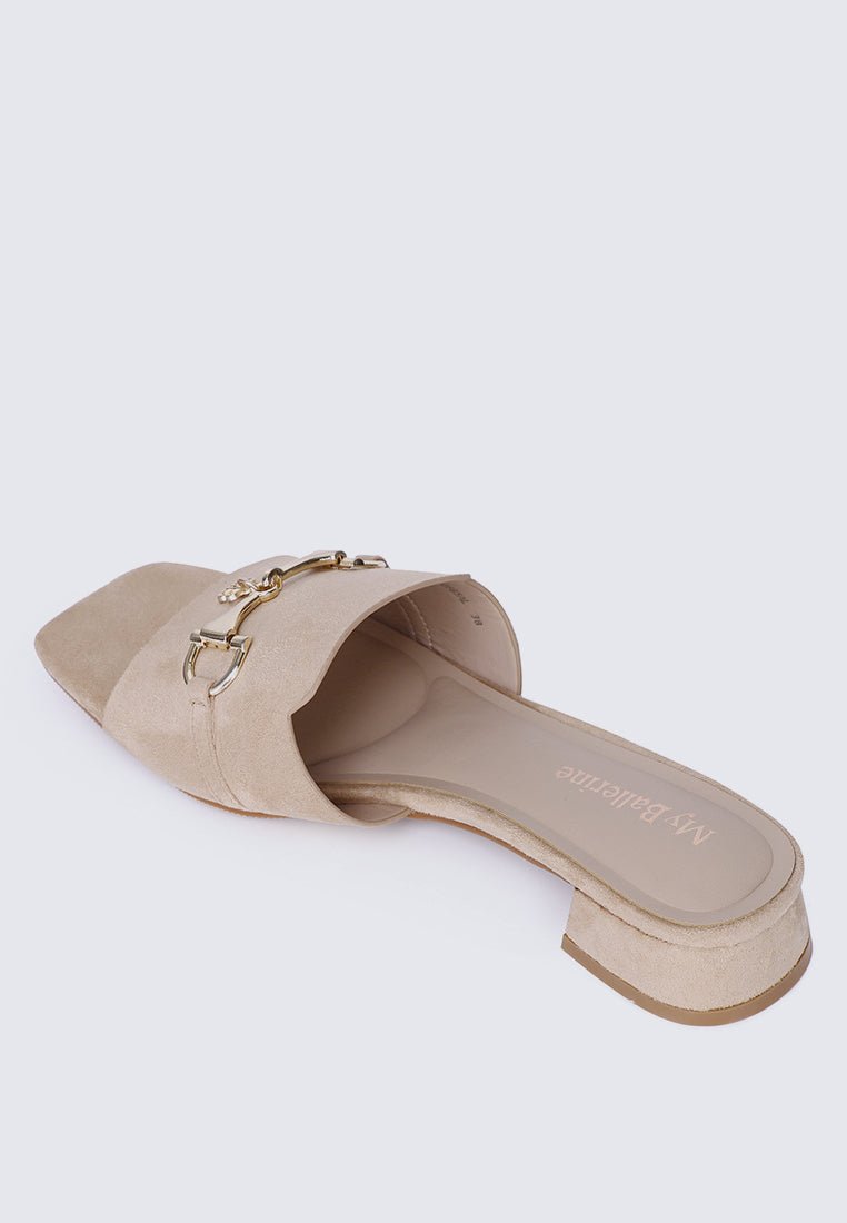 Ebony Comfy Sandals In AlmondShoes - myballerine