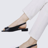 Eliz Comfy Sandals BlackShoes - myballerine