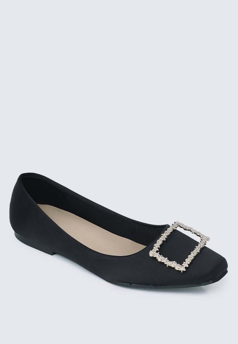 Elsa Comfy Ballerina In BlackShoes - myballerine