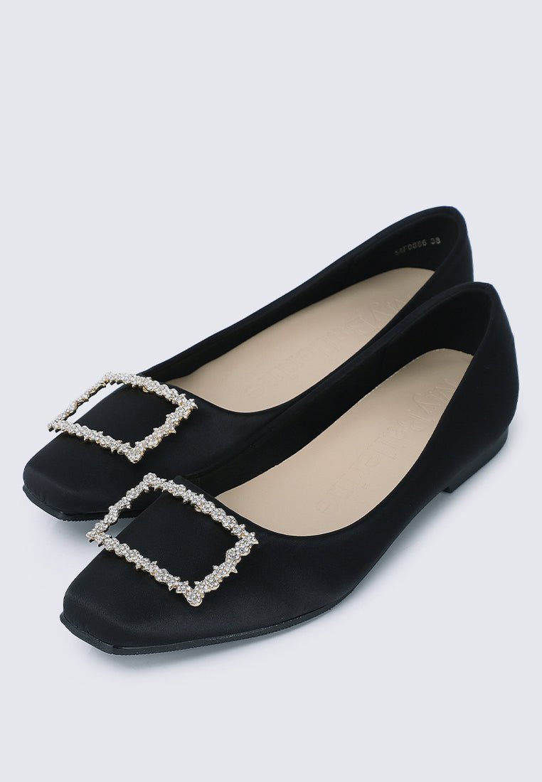 Elsa Comfy Ballerina In BlackShoes - myballerine