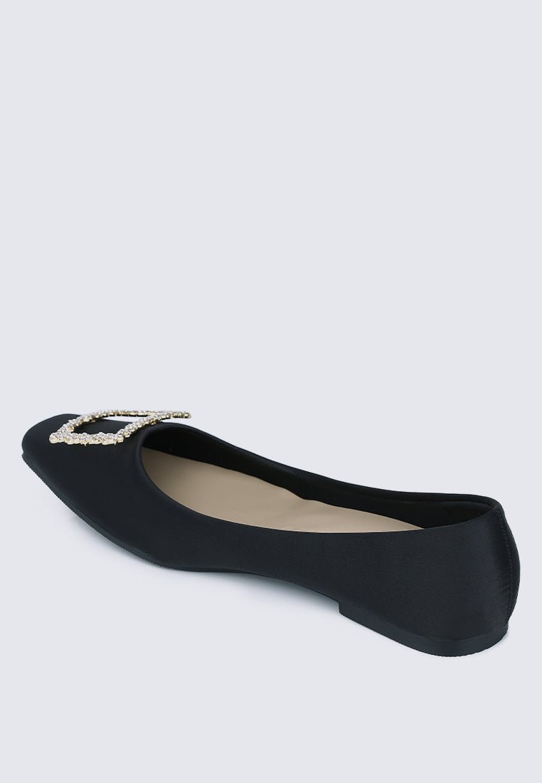 Elsa Comfy Ballerina In BlackShoes - myballerine
