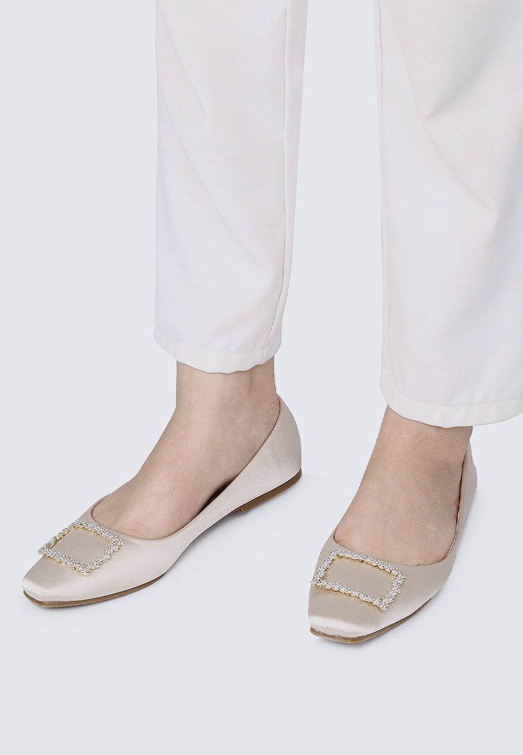 Elsa Comfy Ballerina In ChampagneShoes - myballerine