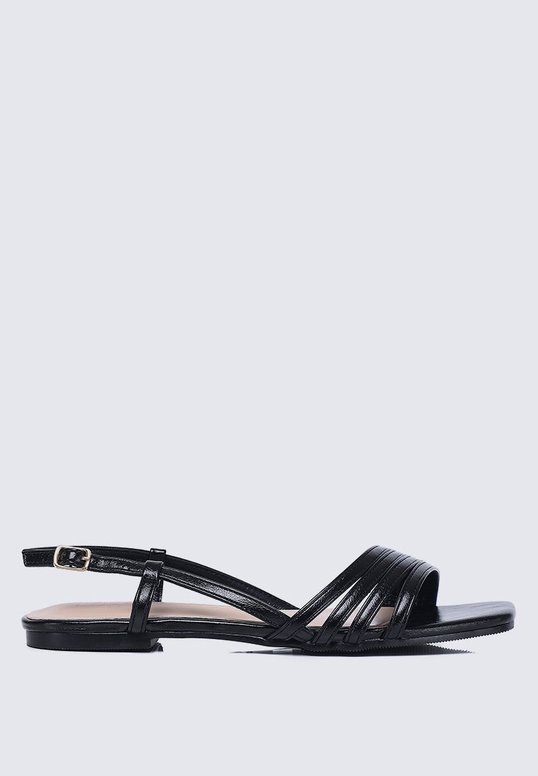 Elsie Comfy Sandals In BlackShoes - myballerine
