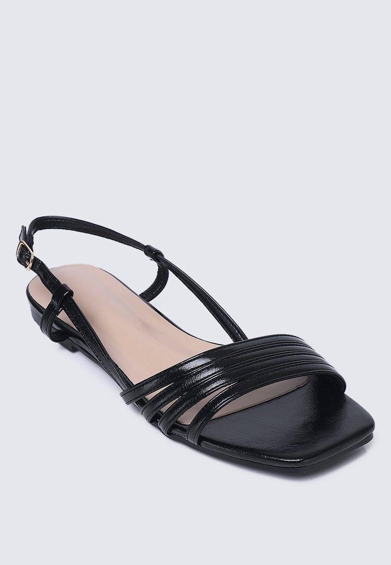 Elsie Comfy Sandals In BlackShoes - myballerine