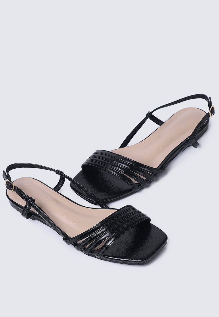 Elsie Comfy Sandals In BlackShoes - myballerine