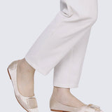 Emilie Comfy Ballerina In Beige - myballerine