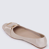 Emilie Comfy Ballerina In Beige - myballerine