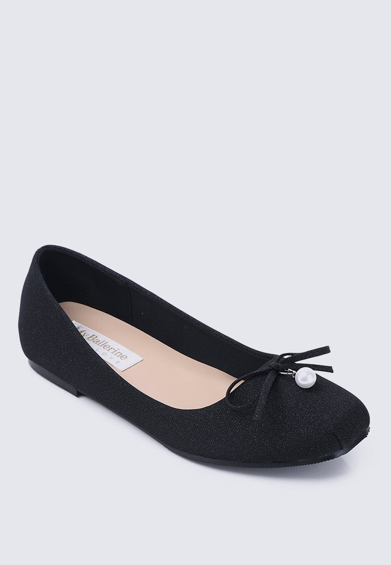 Gem Comfy Ballerina In BlackShoes - myballerine