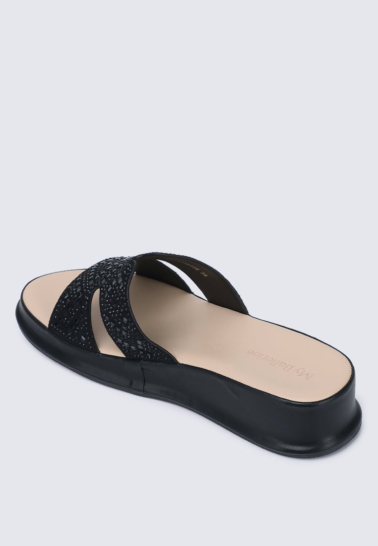 Gentle Feet Comfy Wedges In BlackShoes - myballerine