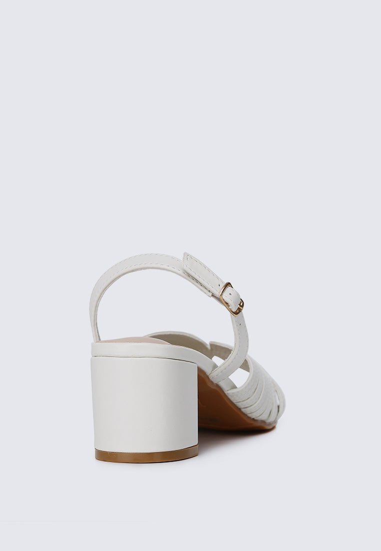 Gia Comfy Heels In Off WhiteShoes - myballerine