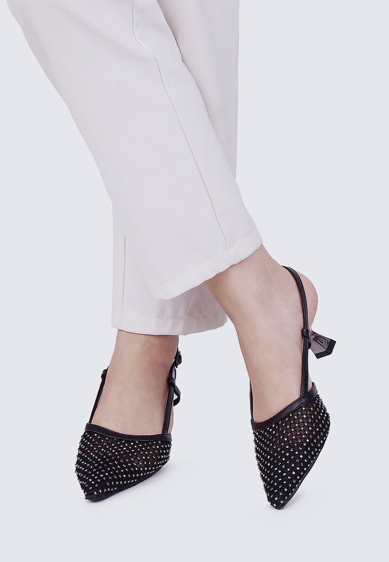 Gwen Comfy Heels In BlackShoes - myballerine