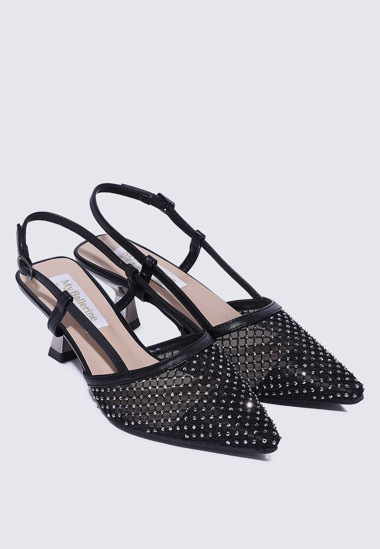 Gwen Comfy Heels In BlackShoes - myballerine