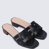 Isla Comfy Sandals In BlackShoes - myballerine