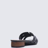 Isla Comfy Sandals In BlackShoes - myballerine