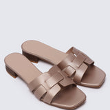 Isla Comfy Sandals In Rose GoldShoes - myballerine