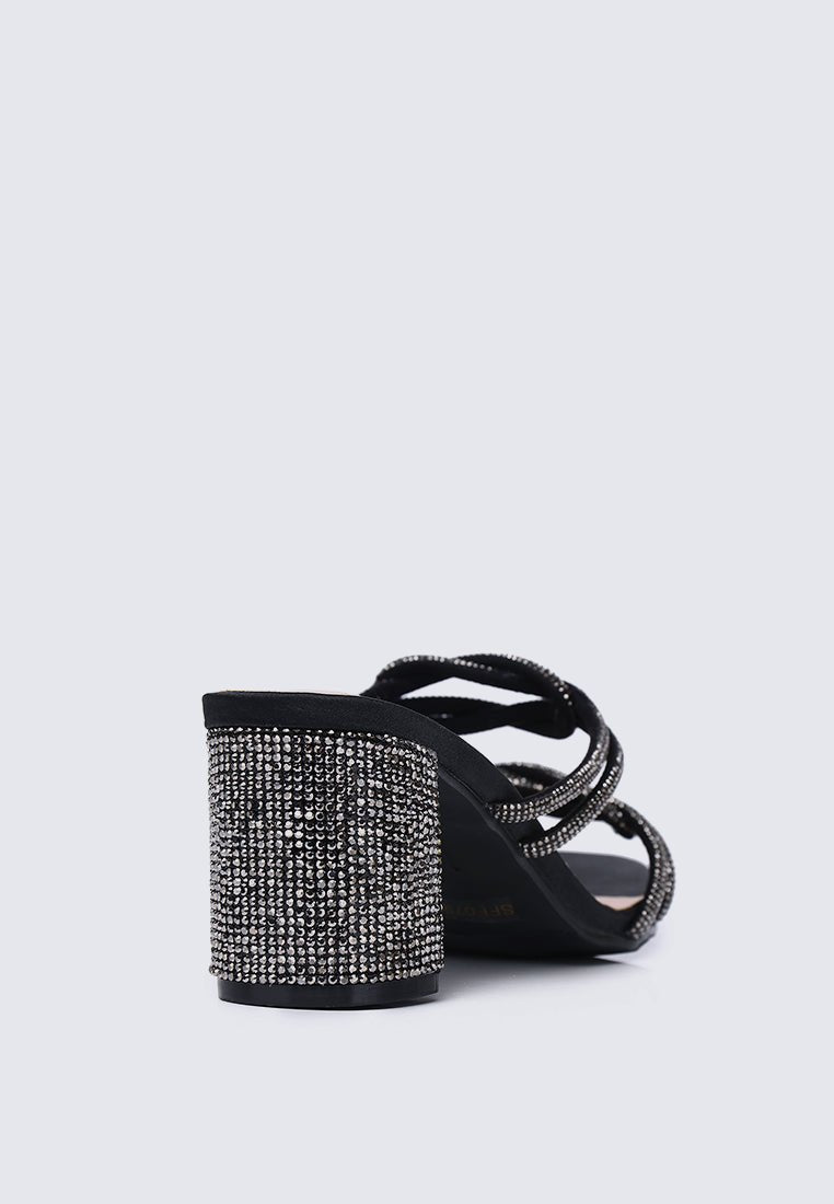 Jamila Comfy Heels In BlackShoes - myballerine