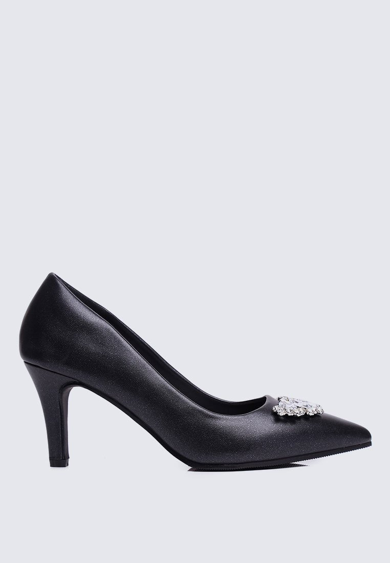Jewel Comfy Pumps In Black - myballerine