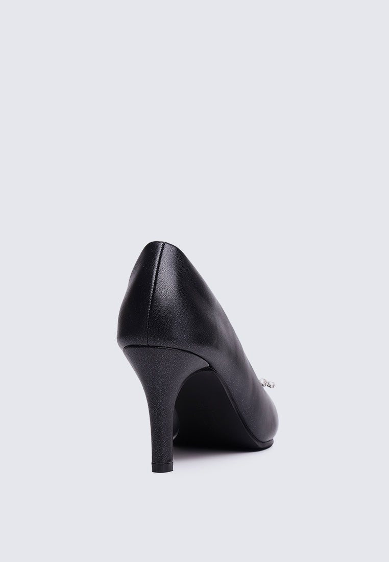 Jewel Comfy Pumps In Black - myballerine