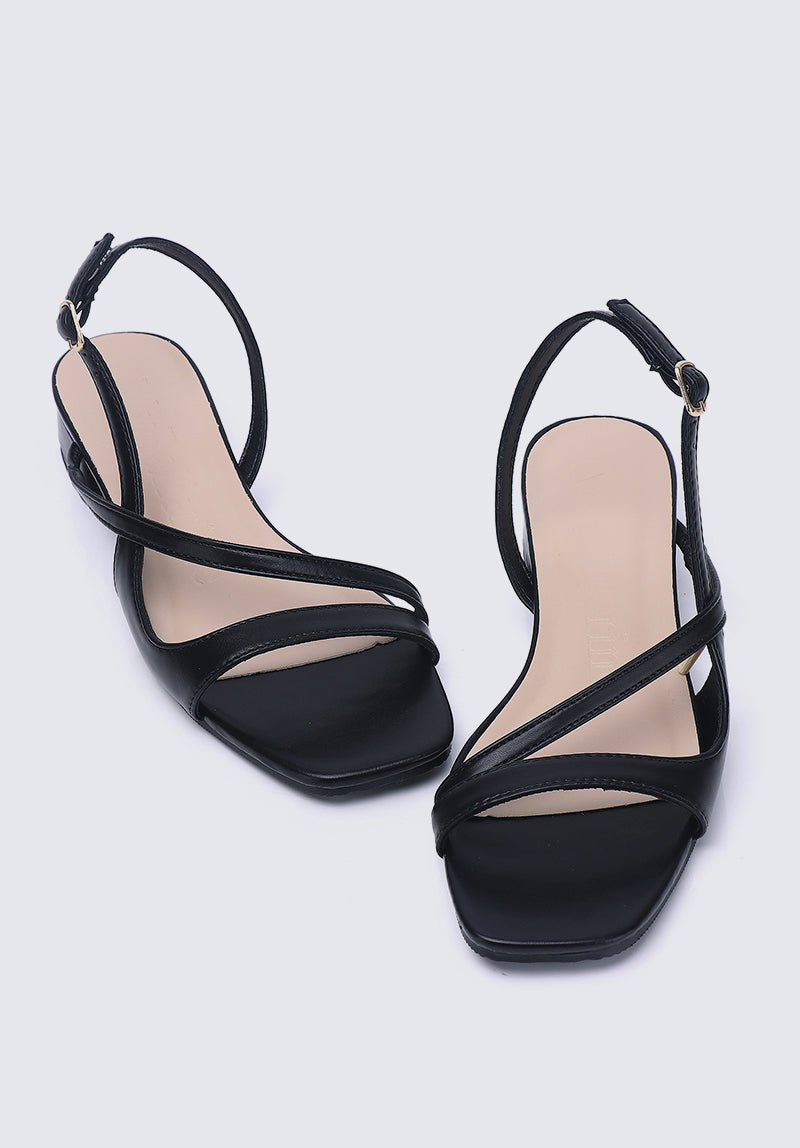 Kathy Comfy Sandals In BlackShoes - myballerine