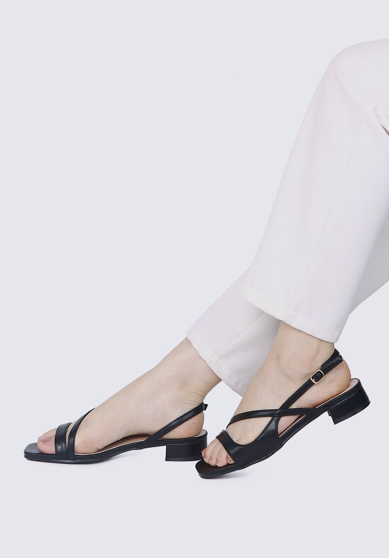 Kathy Comfy Sandals In BlackShoes - myballerine