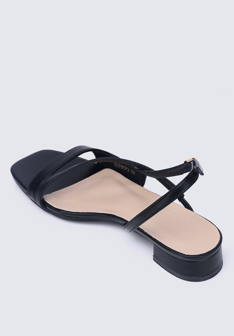 Kathy Comfy Sandals In BlackShoes - myballerine