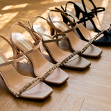 Kristine Comfy Heels In Champagne - myballerine