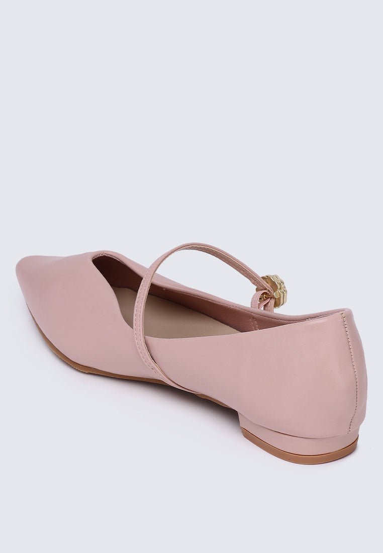 La Rosée Comfy Ballerina In Nude PinkShoes - myballerine