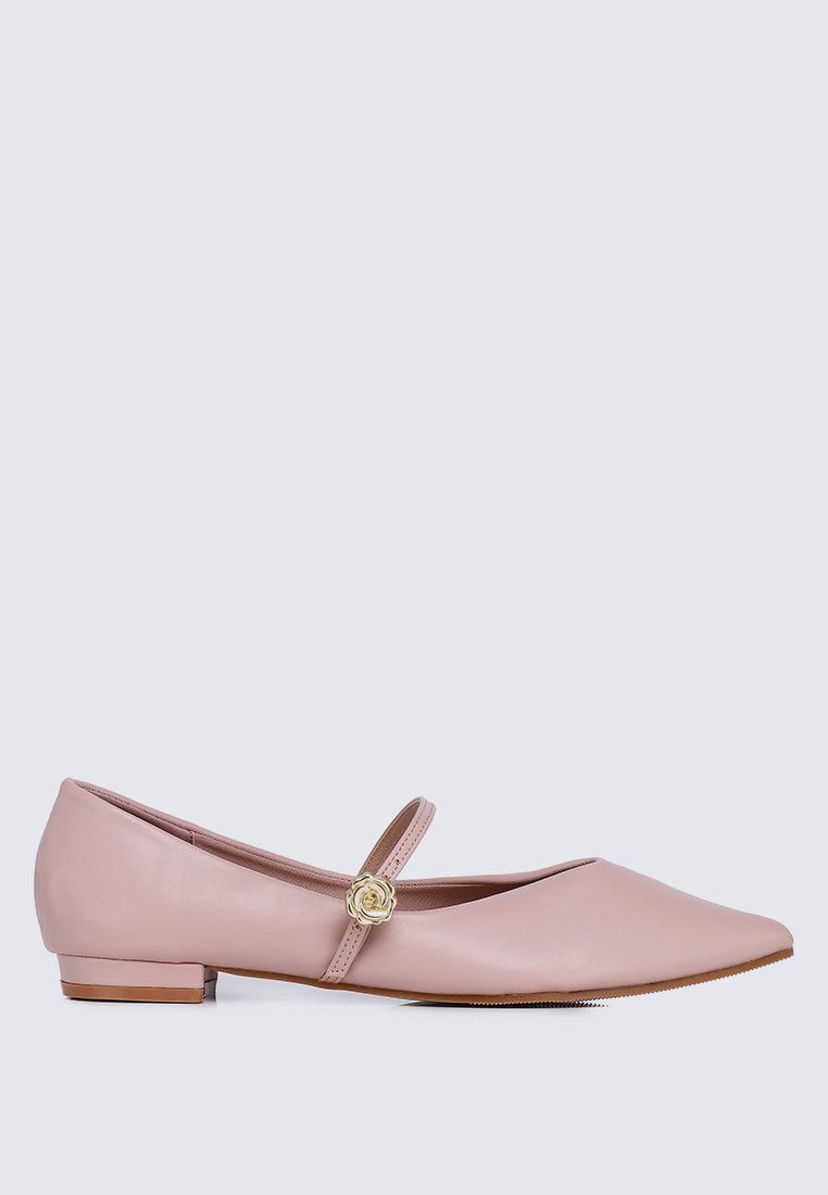 La Rosée Comfy Ballerina In Nude PinkShoes - myballerine