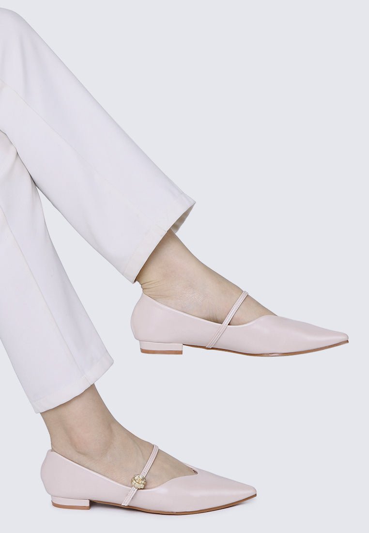 La Ros??e Comfy Ballerina In NudeShoes - myballerine