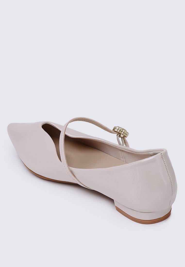 La Ros??e Comfy Ballerina In NudeShoes - myballerine