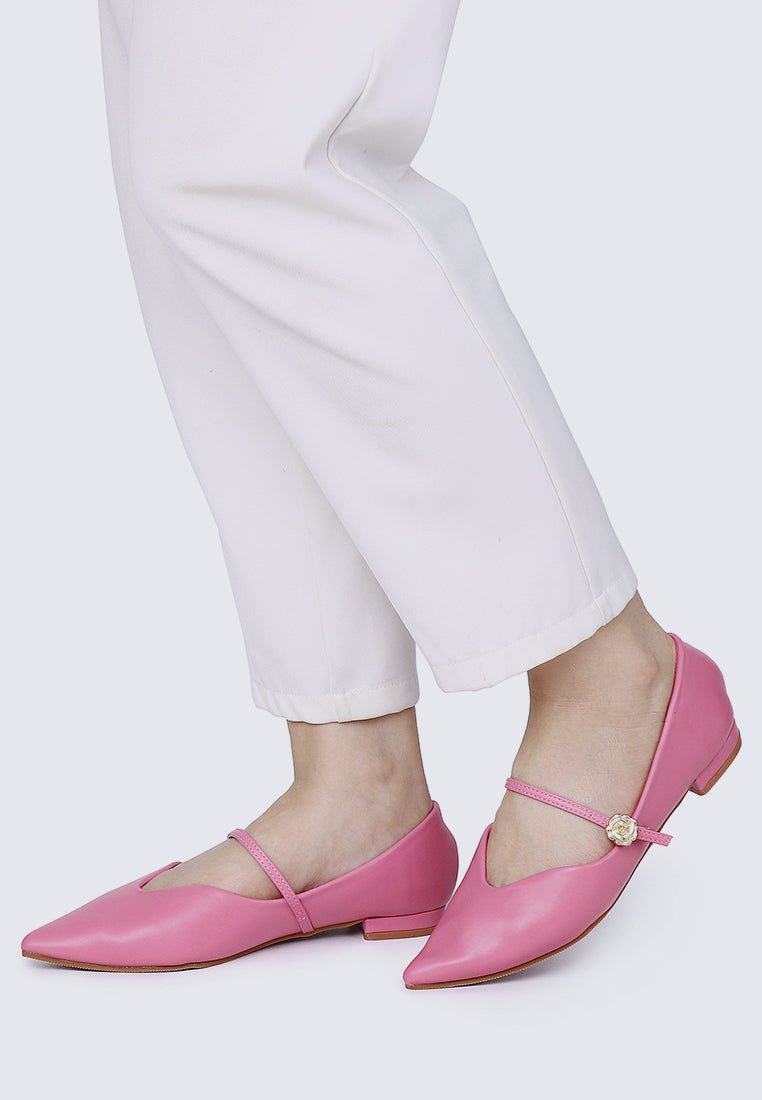 La Rosée Comfy Ballerina In PinkShoes - myballerine