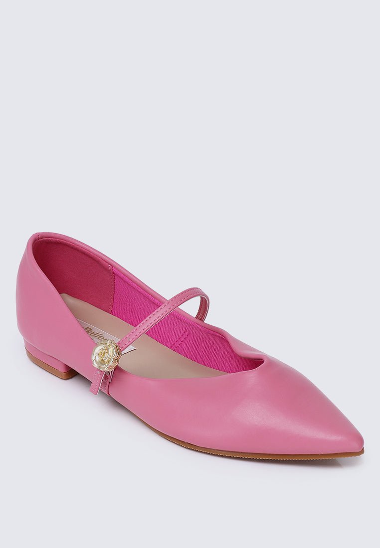 La Rosée Comfy Ballerina In PinkShoes - myballerine