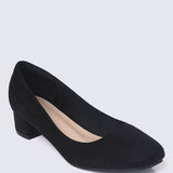 Leah Comfy Pumps In BlackShoes - myballerine
